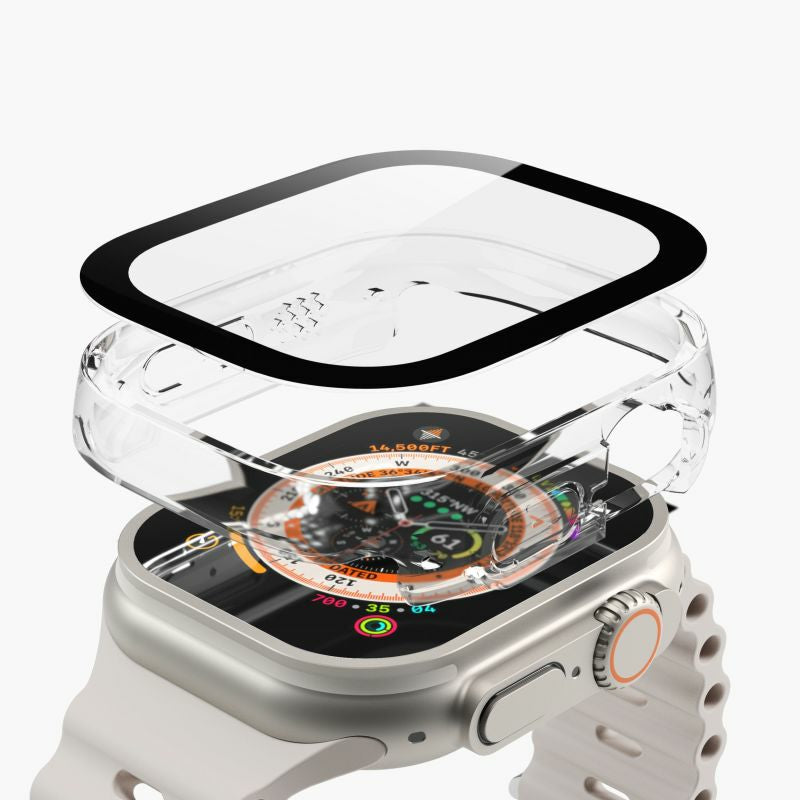 Vonmählen Thin Case 49 mm – Silikon, Transparent, für Apple Watch Ultra 1/2