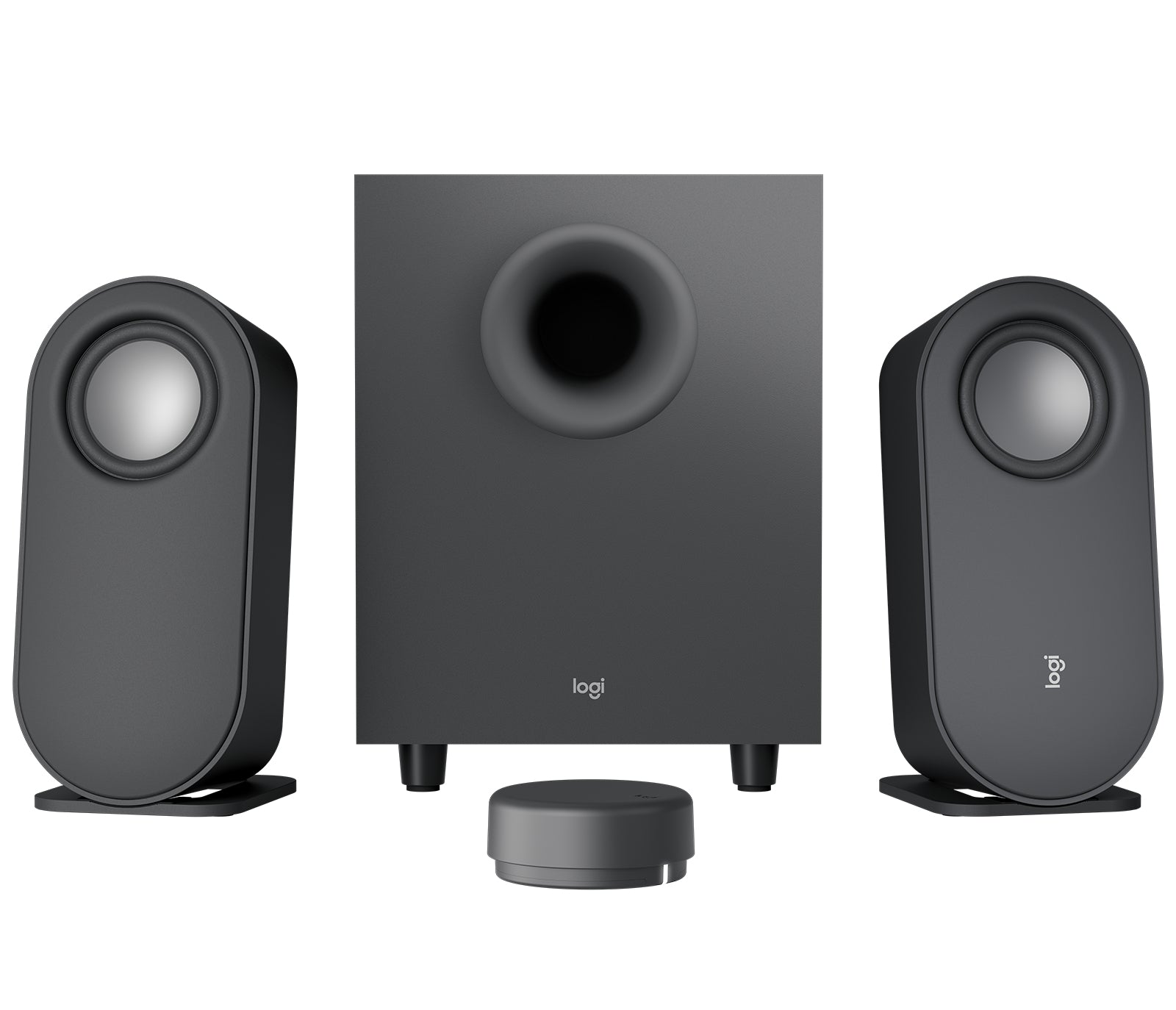 Logitech Z407 – PC-Lautsprecher-Set – mit Subwoofer, Bluetooth, kabelgesteuerte Steuerung, Graphit