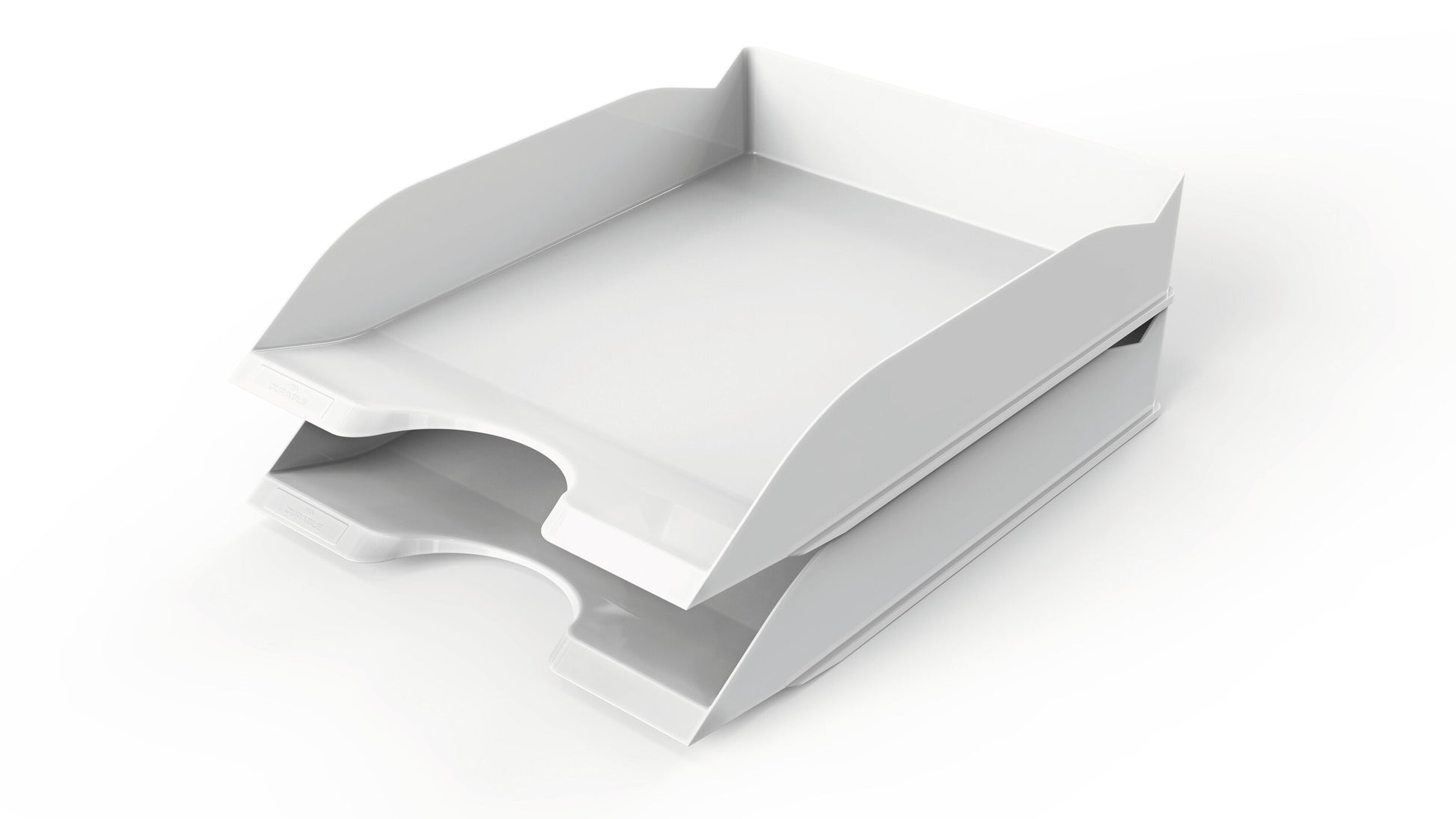 Durable Basic 170167401 – Briefablage – A4, Weiss, Kunststoff, 253 × 63 × 337 mm