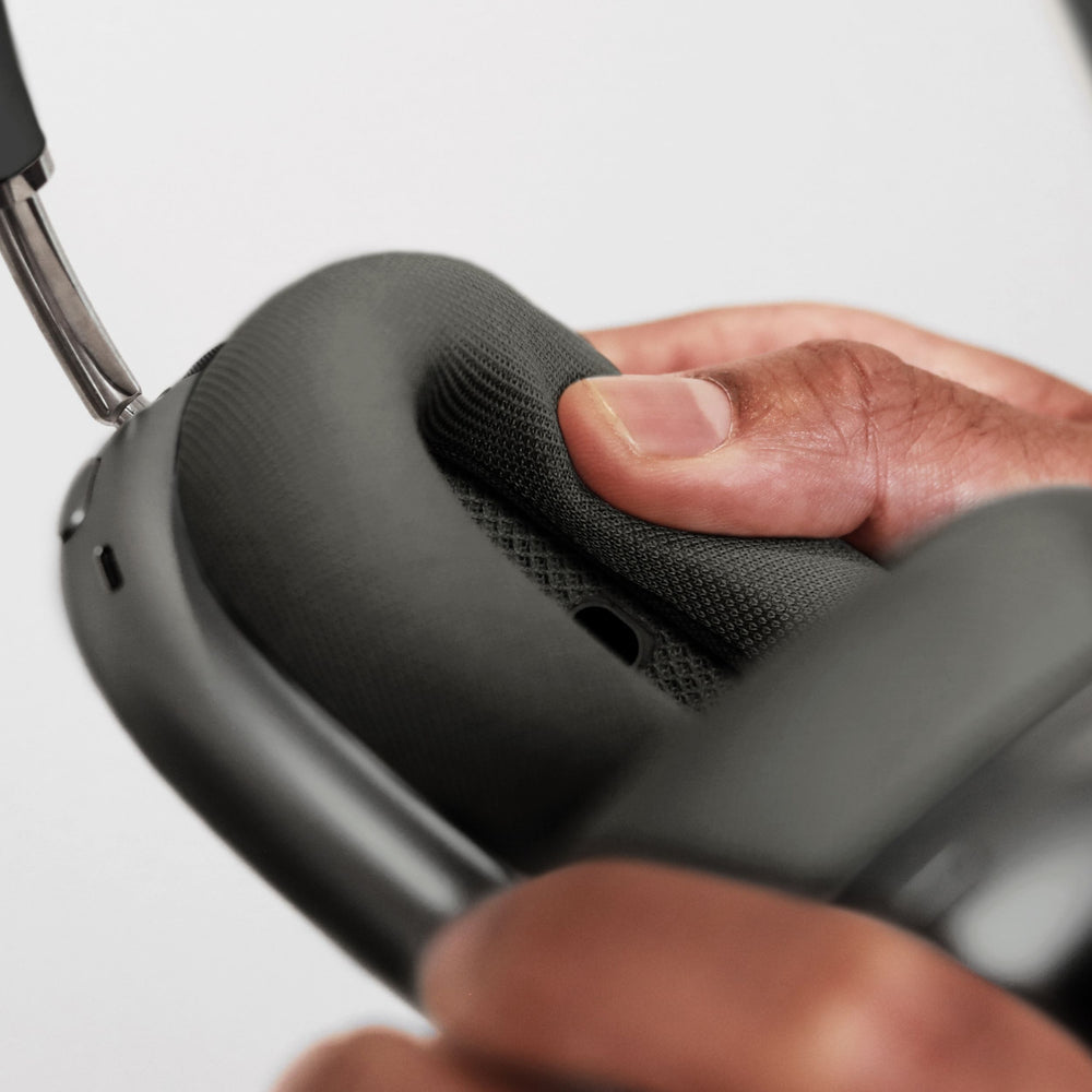 Vonmählen Ohrpolster (Stoff, Schaum) für AirPods Max, Schwarz