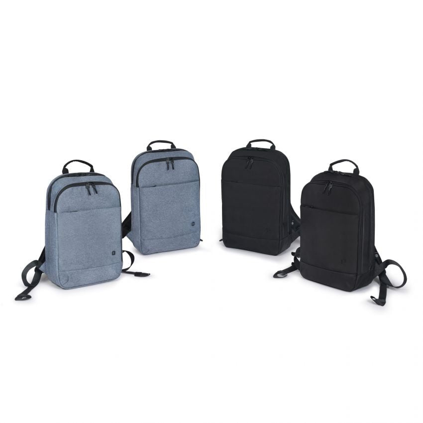 DICOTA Notebook-Rucksack bis 14,1" – Trolley-Haltegurt – Schwarz