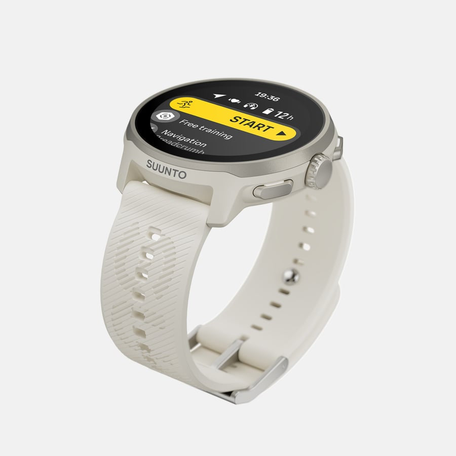 Suunto Run 46 mm GPS – Polyamid/Stahl Grau, Sportarmband, 50 m, für Android, iPhone