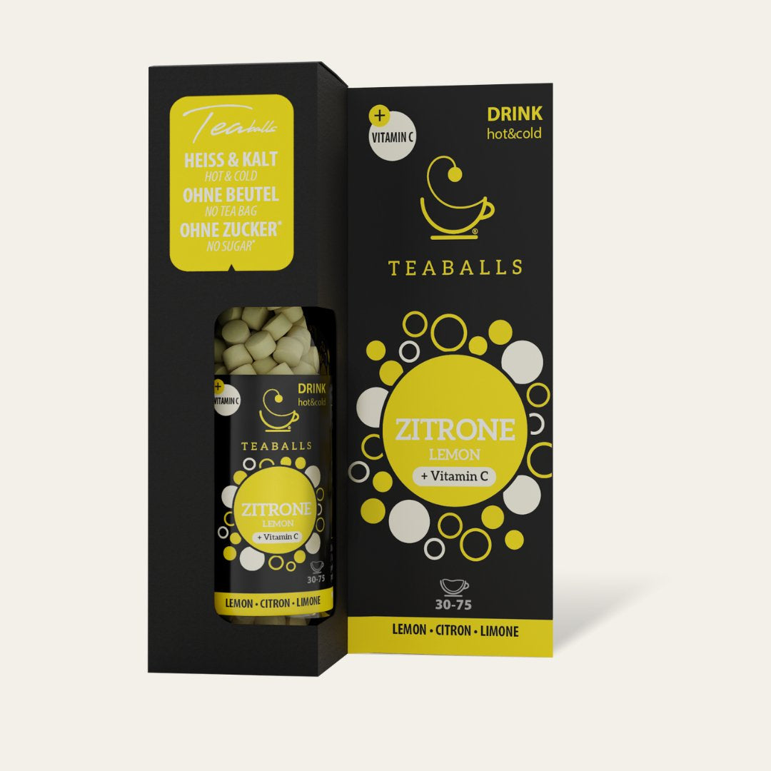 Teaballs Kräutertee Zitrone – Instant-Teaballs 150 Stück