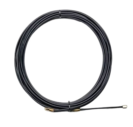 Elbro Einziehschnur, Ø 4 mm × 30 m, Polyamid (PA), mit Suchfeder – schwarz
