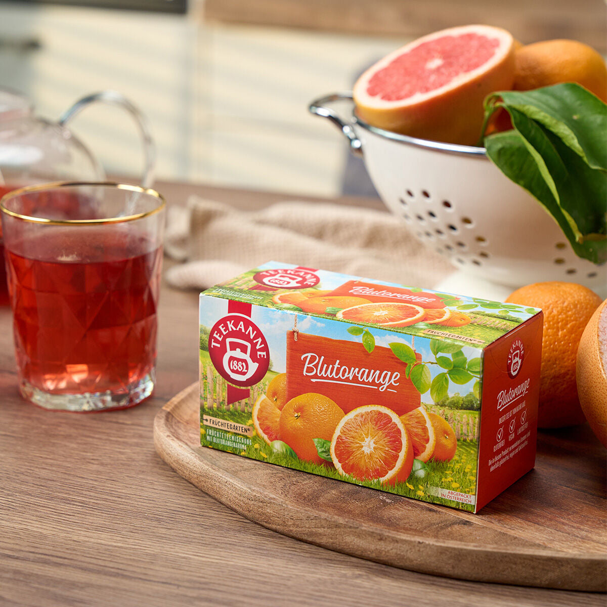 Teekanne Blutorangen-Früchtetee – Teebeutel 20 Beutel
