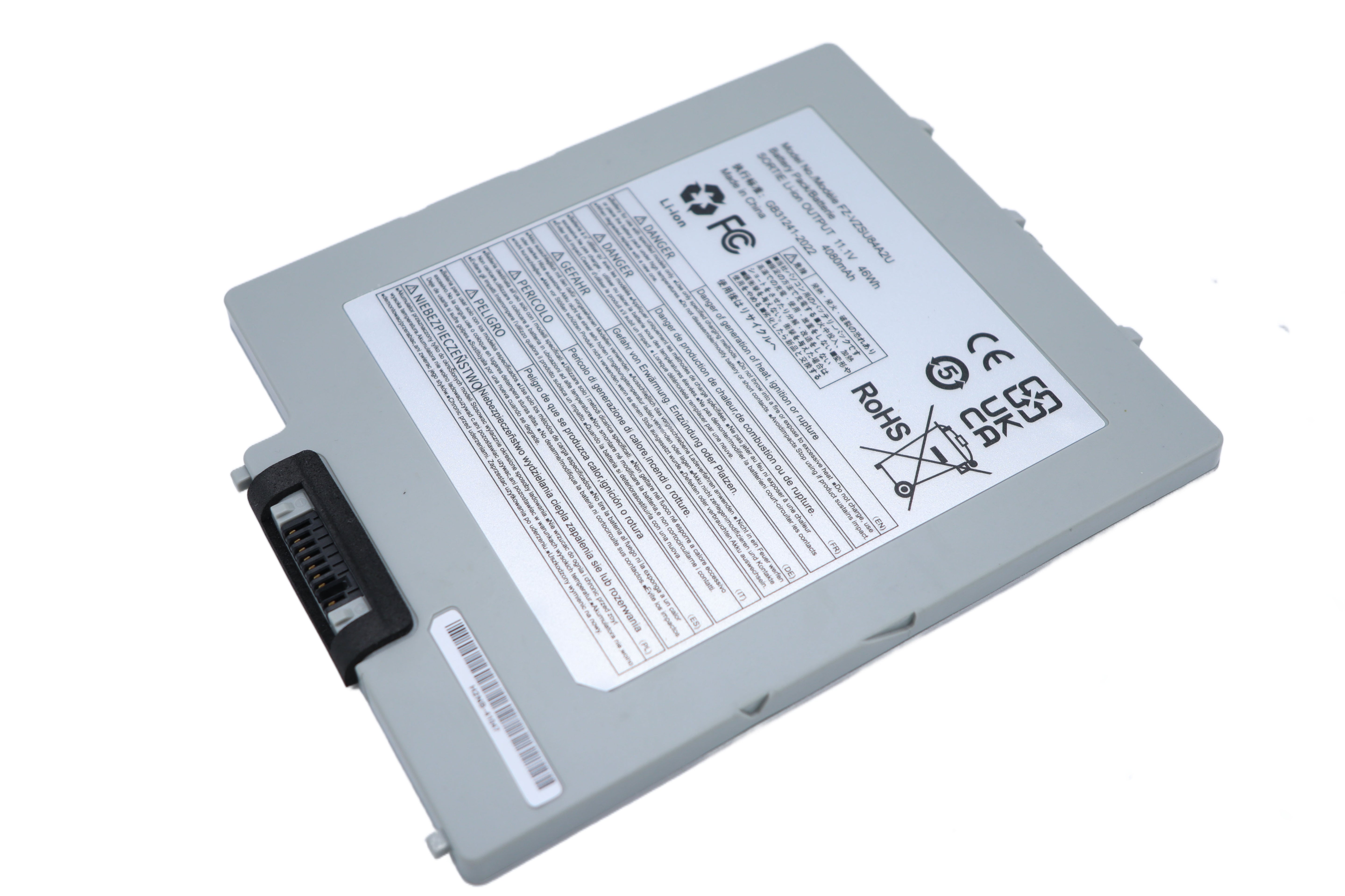 Vistaport Notebook-Akku – für Panasonic TOUGHPAD FZ-G1 – 46 Wh, 11,1 V – Schwarz