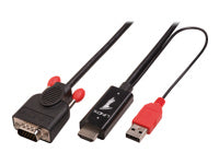 Lindy HDMI (Stecker) auf VGA (Stecker) Adapter, 3 m