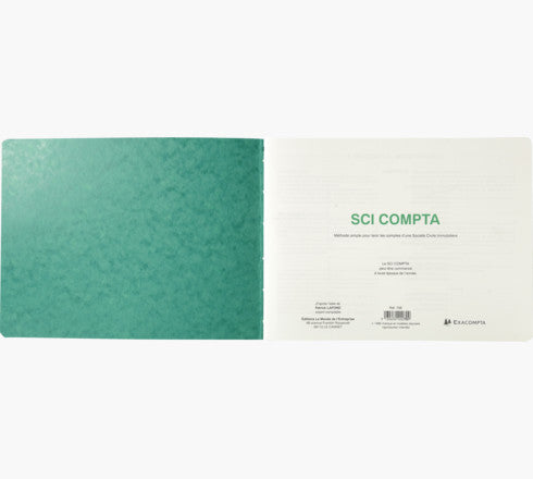 Exacompta Notizbuch SCI COMPTA, Klammerheftung, Karton, 80 Seiten, 110 g/m² – Verschiedene Farben