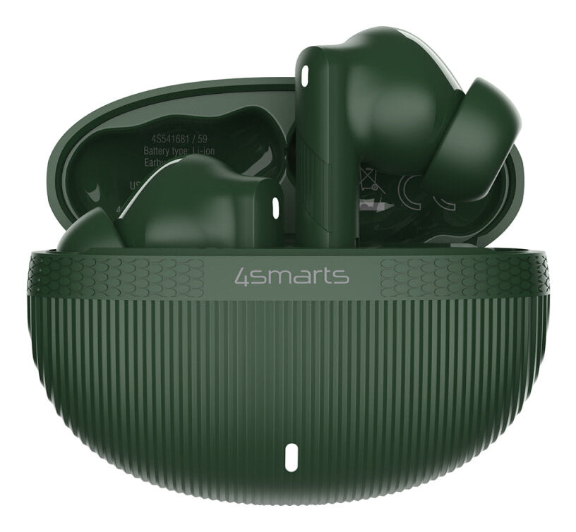 4smarts SkyBuds Pro – True Wireless In-Ear Kopfhörer – Bluetooth 5.4, ANC – Olivgrün, bis 20 h