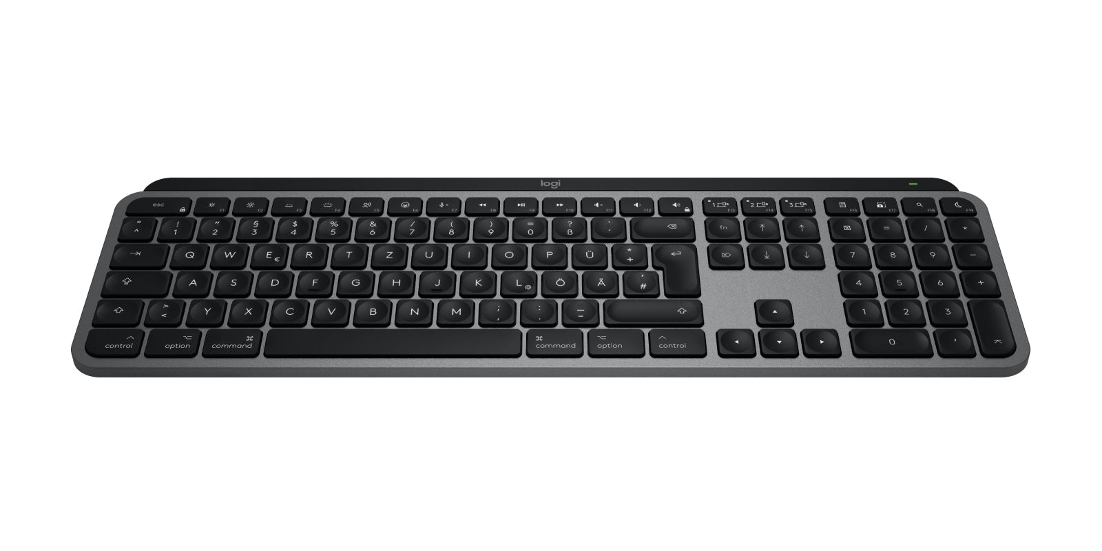 Logitech MX Keys S für Mac – LED-Beleuchtung, Bluetooth