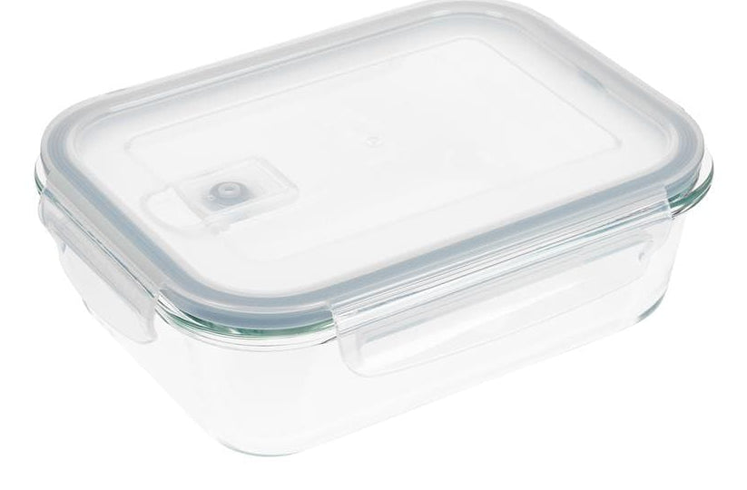 Furber. Furber – 4-teiliges Vorratsdosen-Set, 370 ml/630 ml/1,0 l/1,5 l, Glas/Silikon, transparent