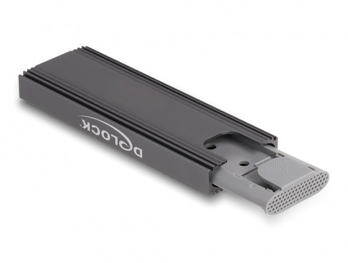 DeLOCK 1-Bay Gehäuse – M.2 NVMe/PCIe, SATA SSD, USB-C 10 Gbit/s