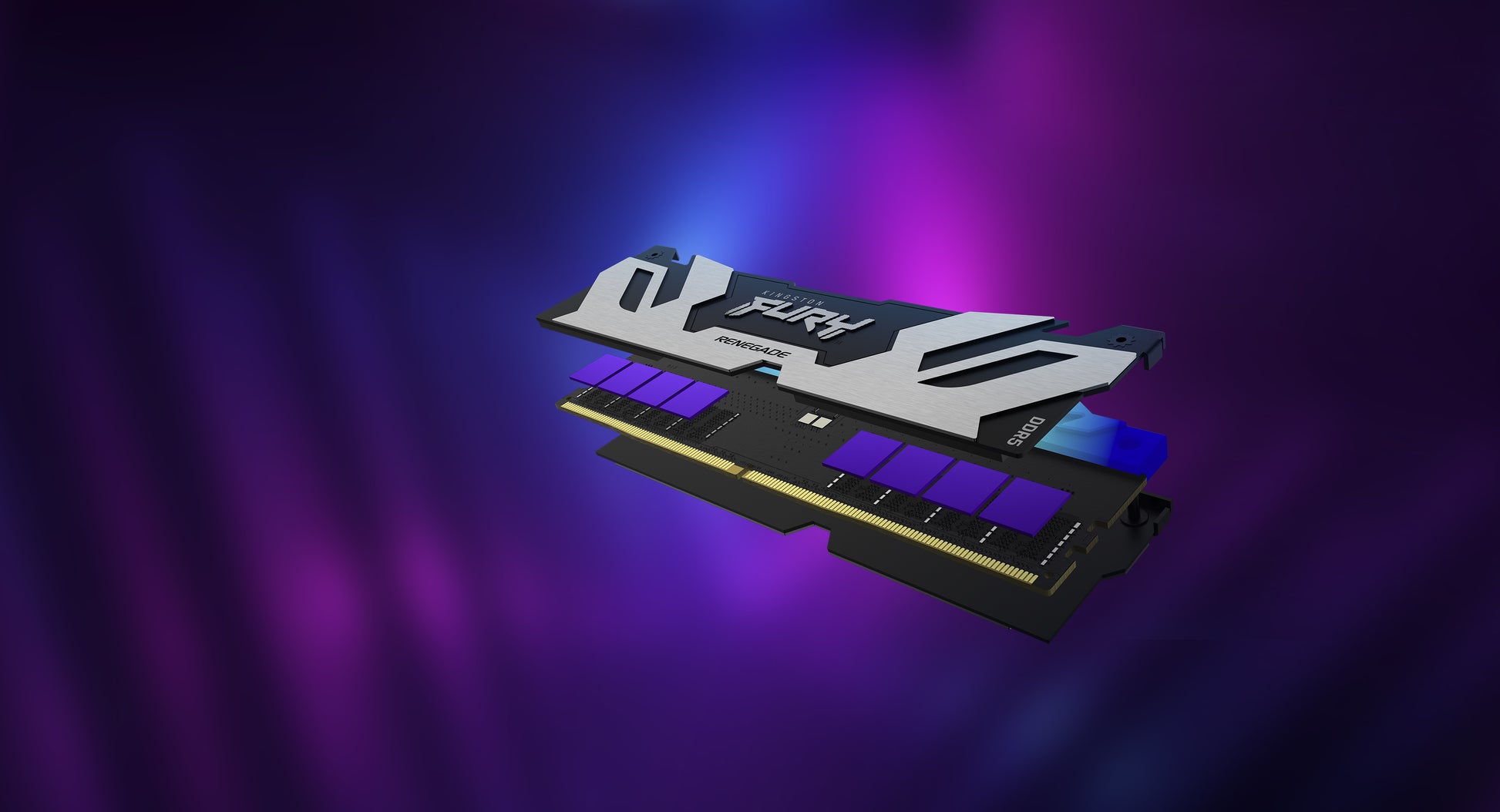 Kingston Technology Kingston FURY Renegade RGB – Arbeitsspeicher – 96 GB (2×48 GB) DDR5‑6400 CL32, 288‑Pin DIMM, XMP 3.0, RGB