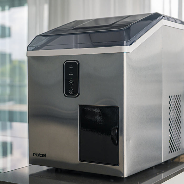 Rotel Eiswürfelmaschine U9904CH – 15 kg/24 h, 1,7 l – silber