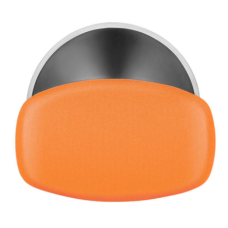 LogiLink EO0071 Stehhocker – Polyester – Schwarz/Orange, 360° drehbar, 56–82 cm, bis 136 kg