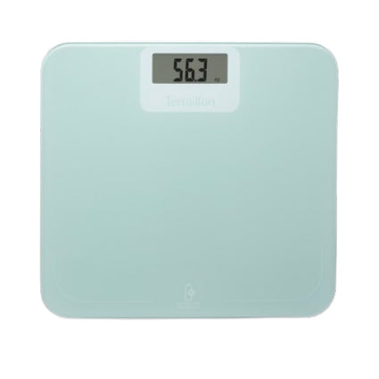 Terraillon Digitale Personenwaage Power Free – Glas – 180 kg – Grün