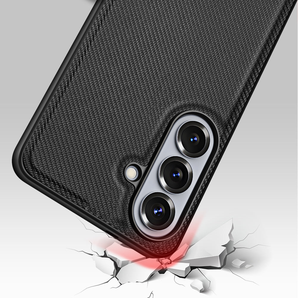 nevox StyleShell NYLO Backcover – für Samsung Galaxy S26, Nylon+TPU, schwarz