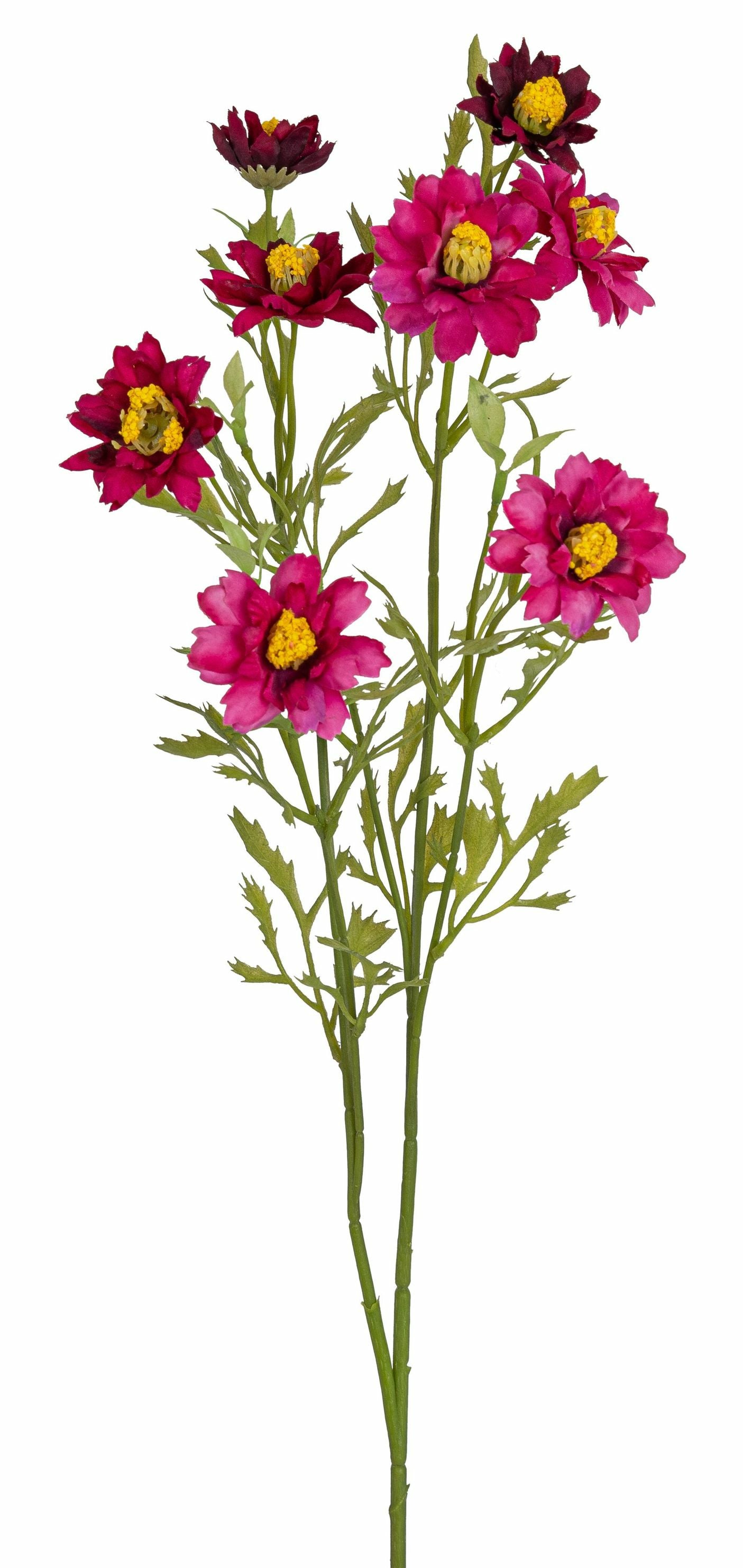 Botanic-Haus Künstlicher Blütenzweig – 68 cm – Kunststoff, Lila – 12er-Pack
