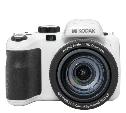 Kodak Pixpro AZ425 – Bridgekamera, 42× optischer Zoom, 20,7 MP 1/2,3", 1080p, Weiss