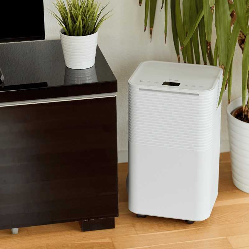 Ecofort Luftentfeuchter ecoQ DryAir 12L – 12 L/24 h, bis 30 m², Tank 2 L, Hygrostat