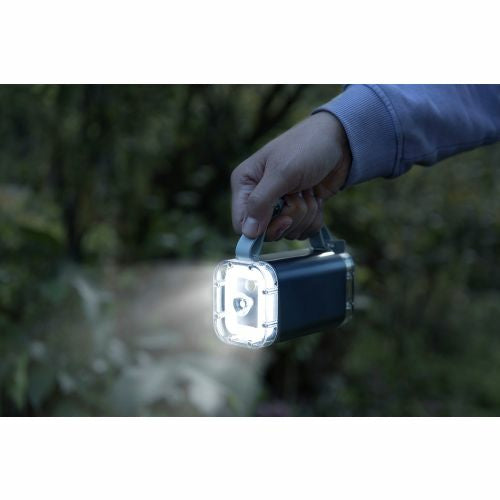 Ansmann Powerbank 40000 mAh, PD 100 W, 2× USB-C, 2× USB-A, LED Lampe, IP67, TFT-LCD, Silber