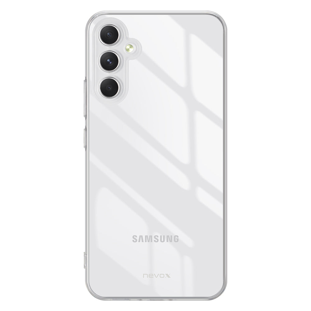 nevox StyleShell Flex Backcover – für Samsung Galaxy A35 5G, TPU, Transparent