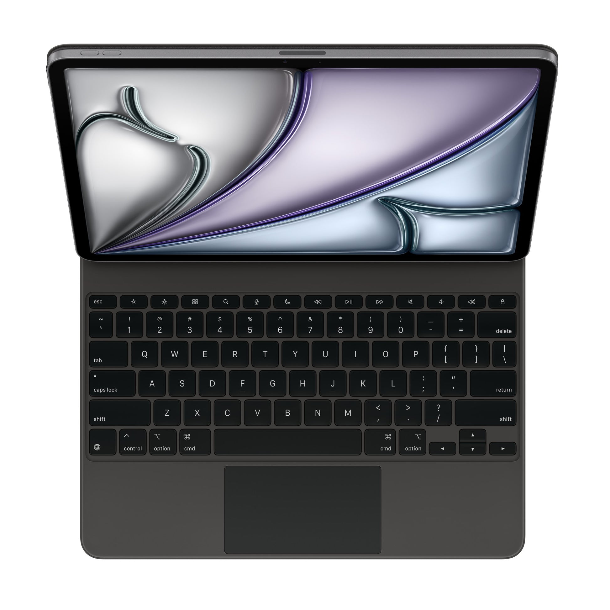 Apple Magic Keyboard – Tastatur, US-Layout (EN), Schwarz – für iPad Air 13" (M3)
