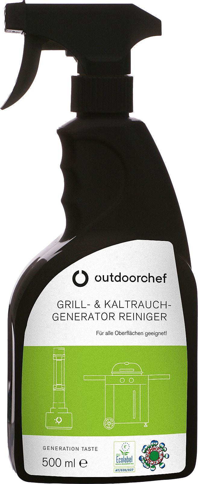 OUTDOORCHEF Backofen- & Grillreiniger für Grill – Flüssigkeit – 500 ml