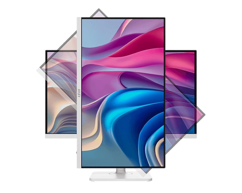 MSI MD272UPHW – Monitor, 27", IPS, 60 Hz, 400 cd/m², USB-C, Lautsprecher, VESA 75 × 75, Schwarz