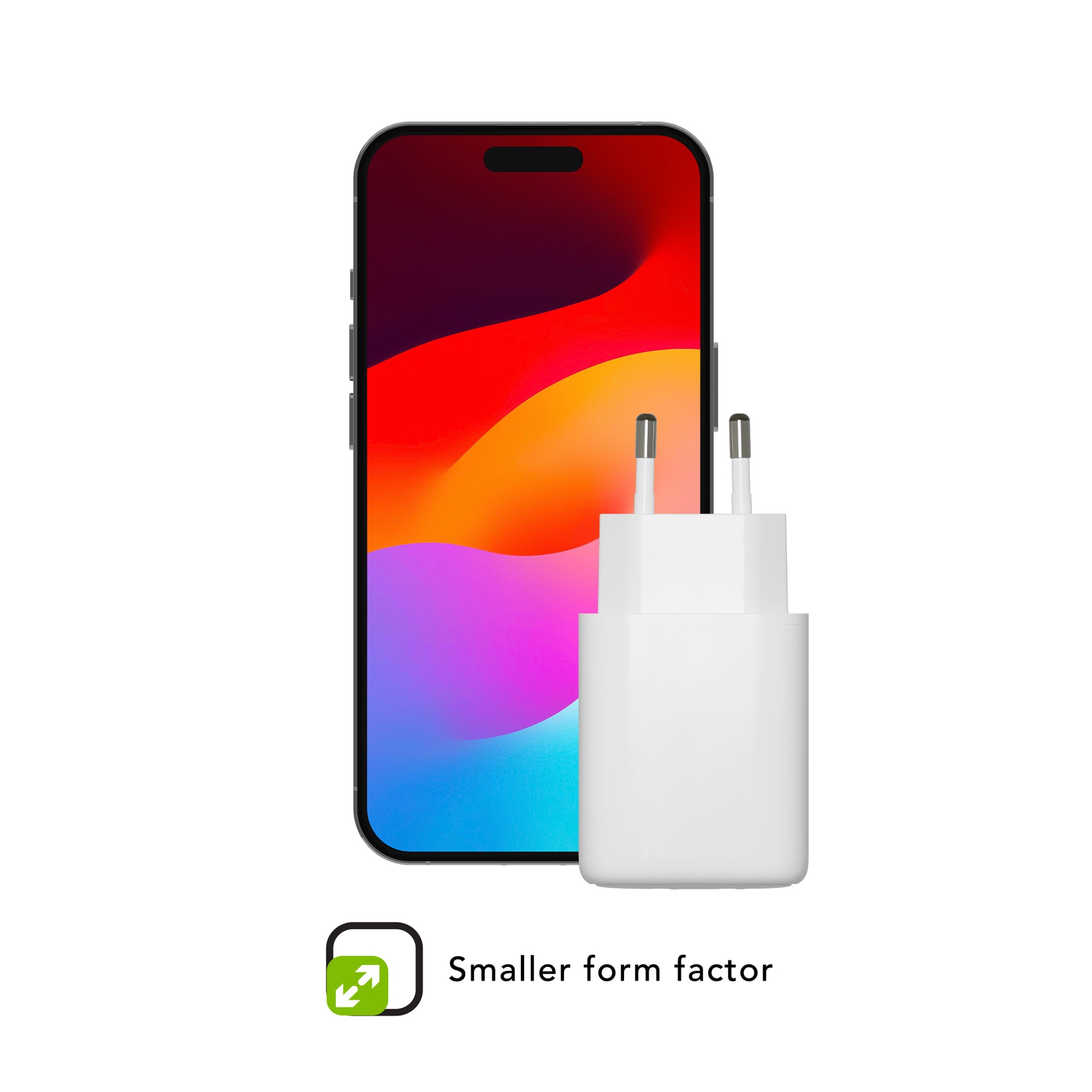 dbramante1928 Netzteil (EU) – 20 W, 2× USB-C, GaN – für universelle Geräte