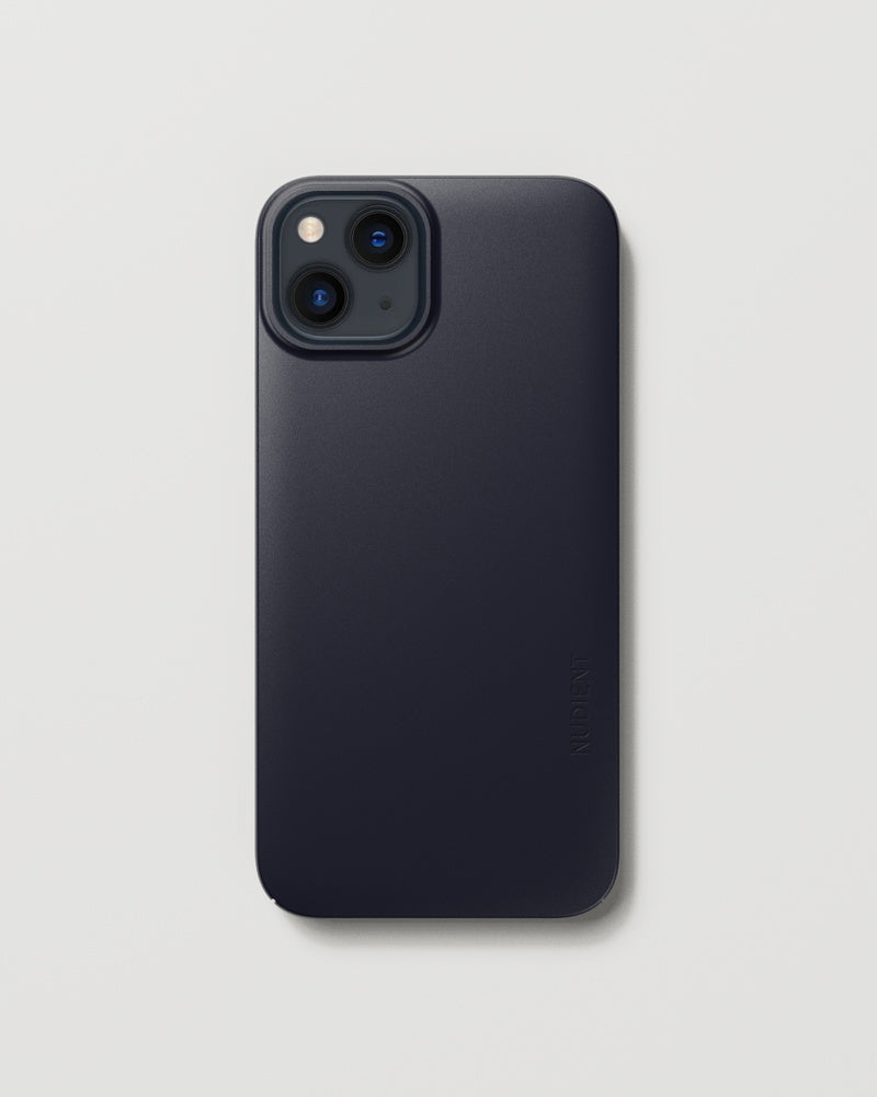 Nudient Thin Backcover – für Apple iPhone 13, MagSafe, Recycling-Kunststoff, Midwinter Blue
