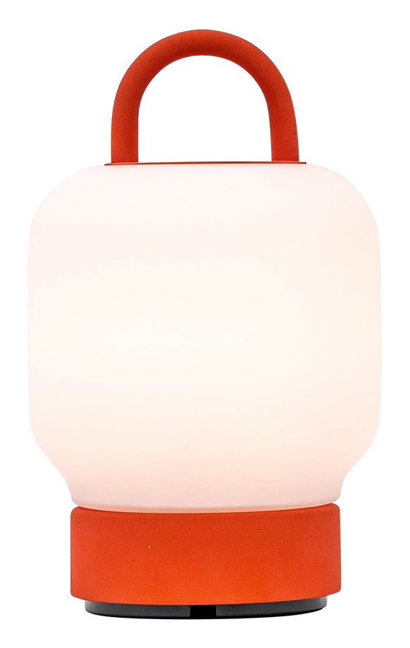 Kooduu Tischleuchte LOOME – LED 1 W, 101 lm, 2700 K, dimmbar, Akkubetrieb, USB, Tragegriff – Orange