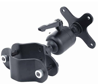Getac ZIRKONA Masthalterung 2"–3" mit AMPS/NEC Montageplatte – Schwarz