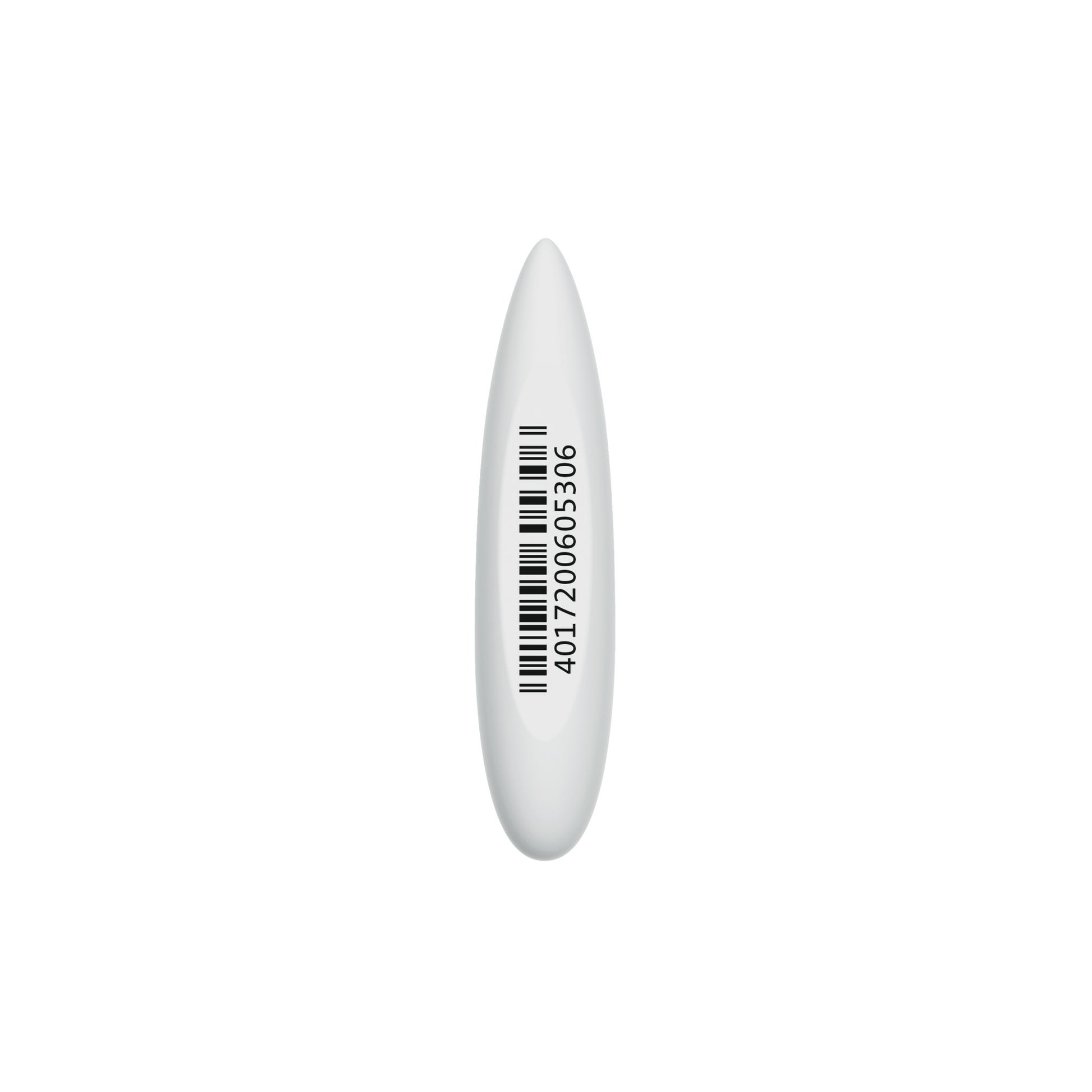 Pelikan Radierstift Griffix 605311 – Dreikantgriff, präzise & abgerundete Spitze, weiss & blau, 2 Stk.