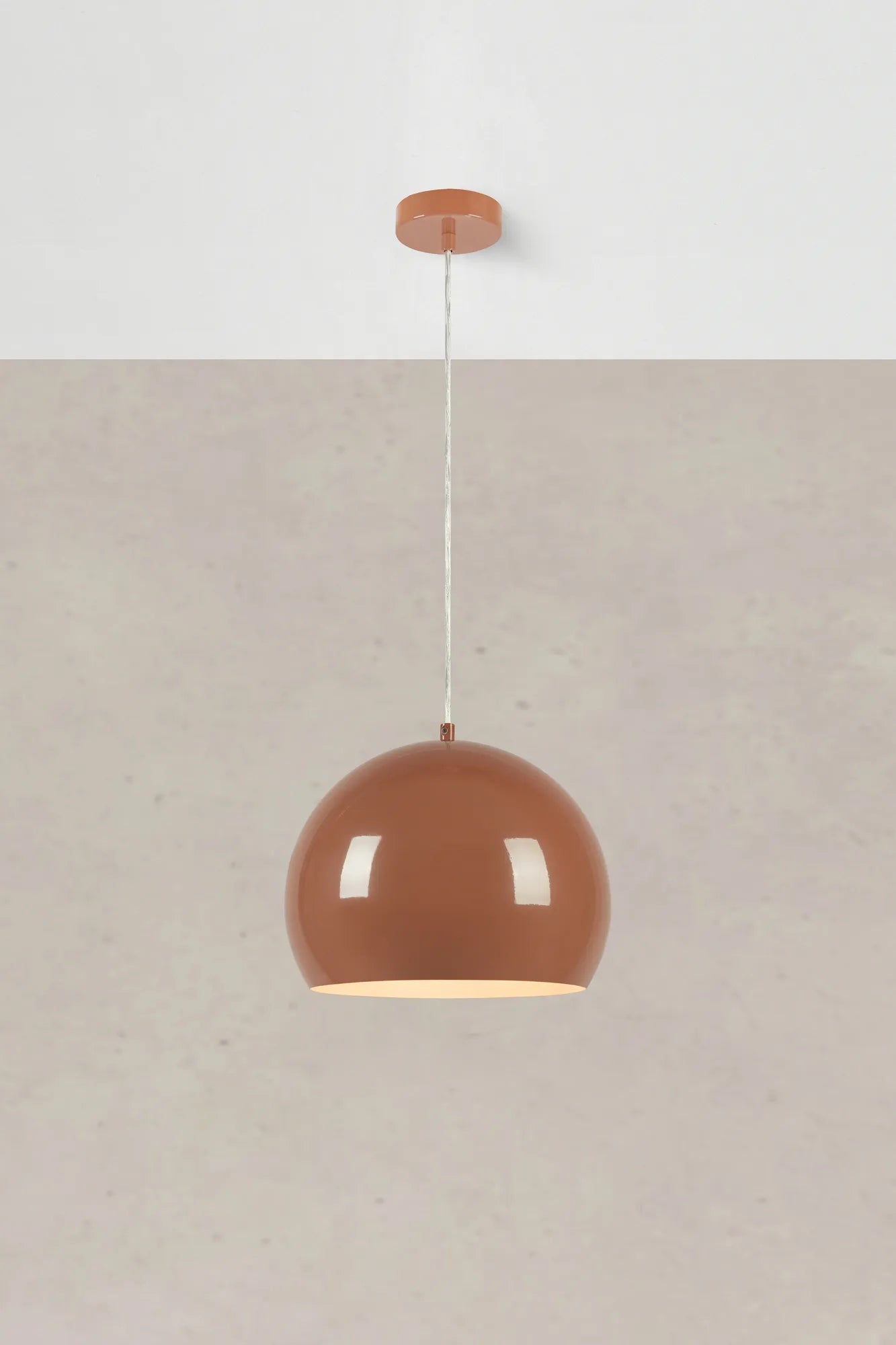 Markslöjd Pendelleuchte – Ø 28 × 23 cm, 60 W, nicht dimmbar, braun, exkl. 1× E27