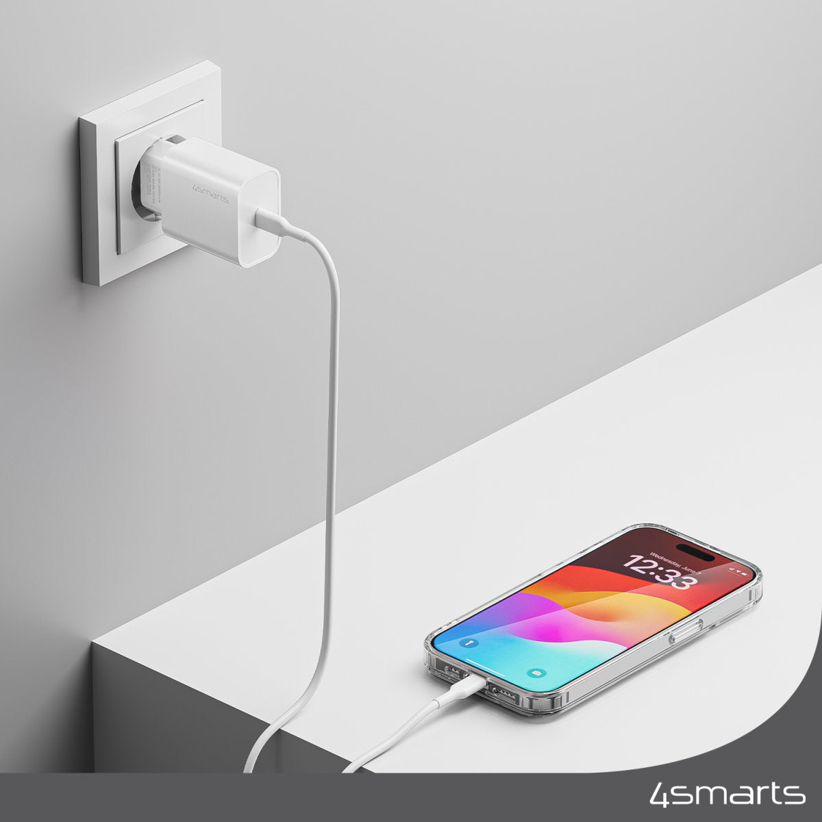 4smarts 3in1 Premium Starter Set – Spezial-Zubehör – USB‑C PD 20 W – für iPhone 15 Pro Max
