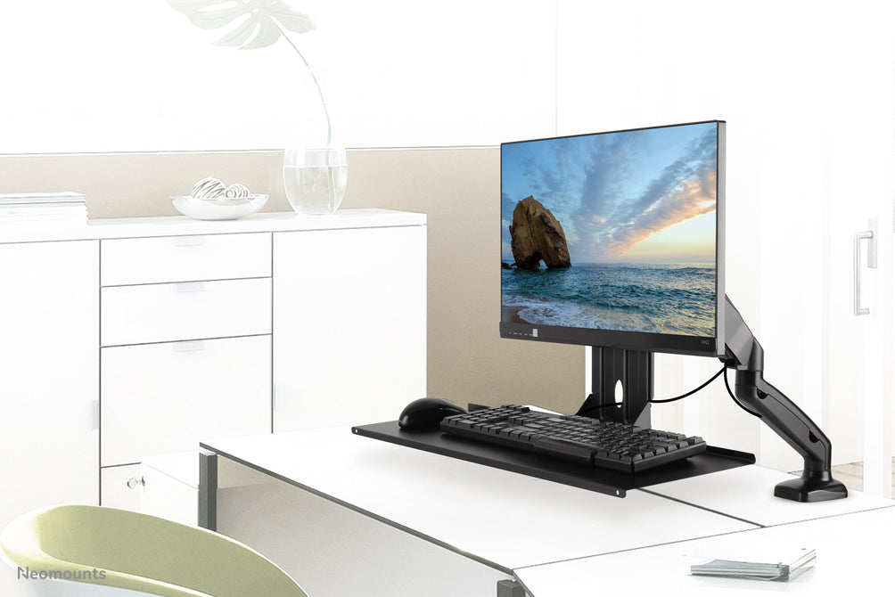 Neomounts KEYB-V200BLACK – VESA-Adapterplatte – bis 32" – VESA 75×75/100×100 mm – bis 2 kg/Monitor – Schwarz