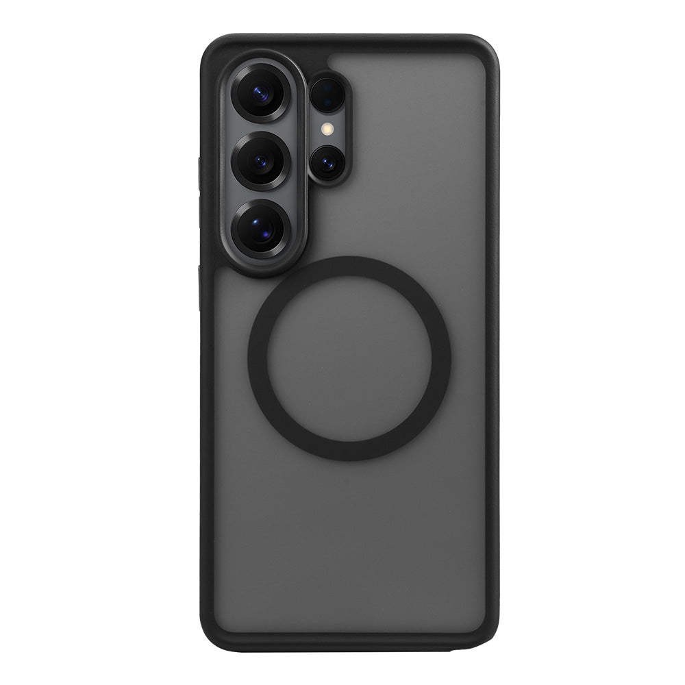 nevox StyleShell Invisio Backcover – für Samsung Galaxy S26 Ultra, MagSafe, PC+TPU, schwarz