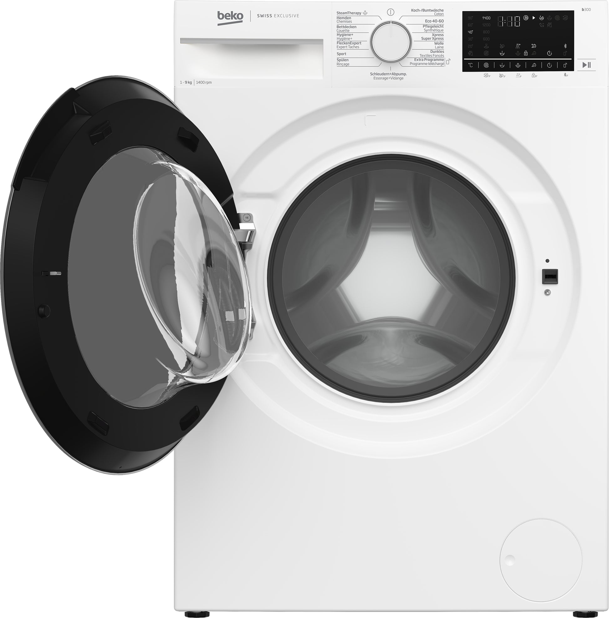 Beko Waschmaschine WM325 – 9 kg, 1400 U/min, Energieeffizienzklasse A – weiss