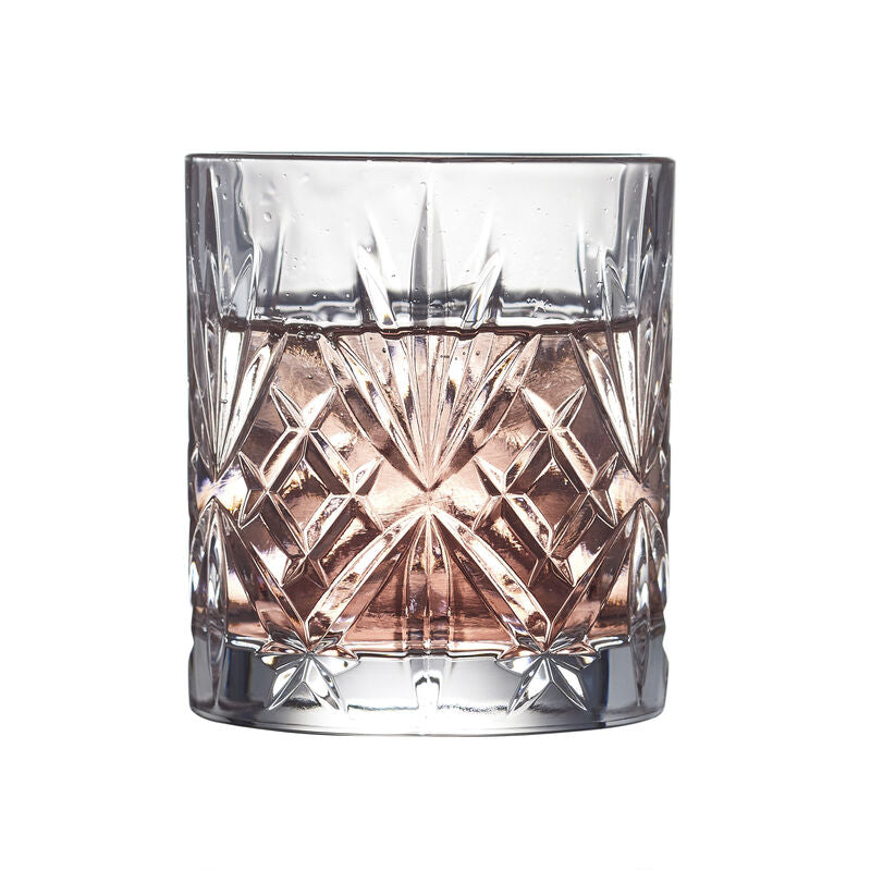 Lyngby Glas Lyngby Trinkglas Melodia – 6er Set, 230 ml, H 8,5 cm, Kristallglas, Transparent, spülmaschinenfest