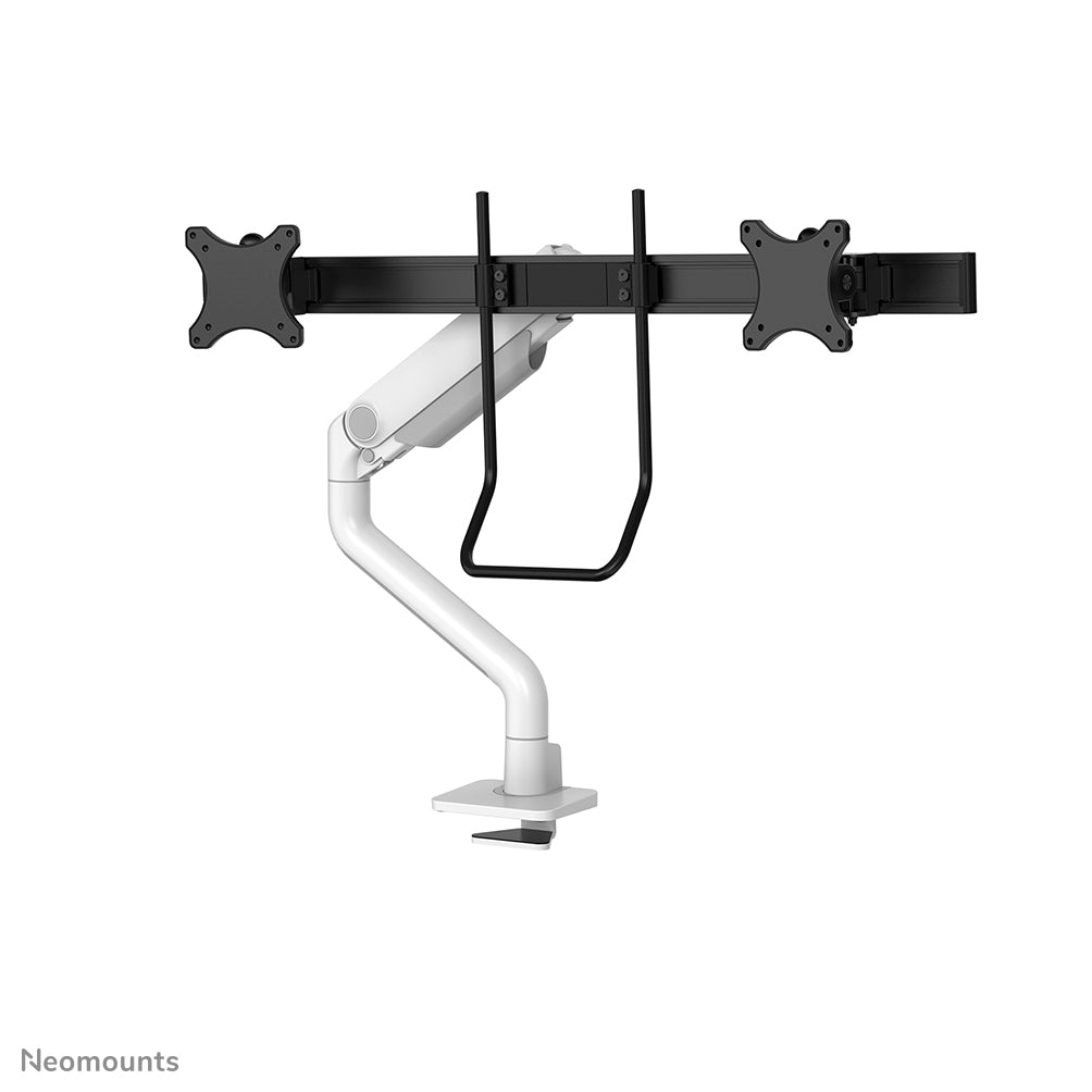 Neomounts Ds75S Ds75S-950Wh2 – Monitorarm, Dual, Tischklemme/Tischdurchführung, bis 32"