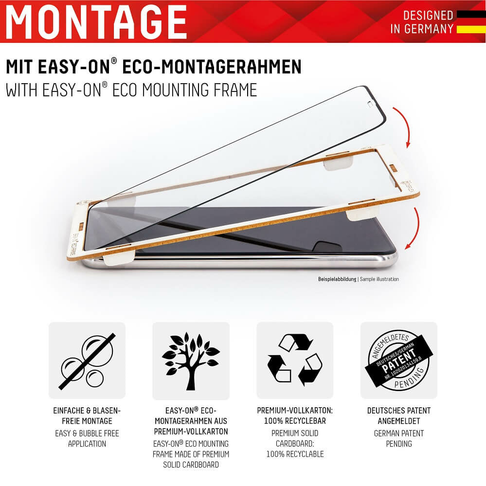 E.V.I. Displex – Backcover Real Glass Full Cover – für Samsung Galaxy A73 5G