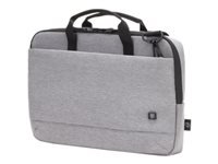 DICOTA Notebook-Tasche bis 11,6" – abnehmbarer Schultergurt, Trolley-Band – Grau
