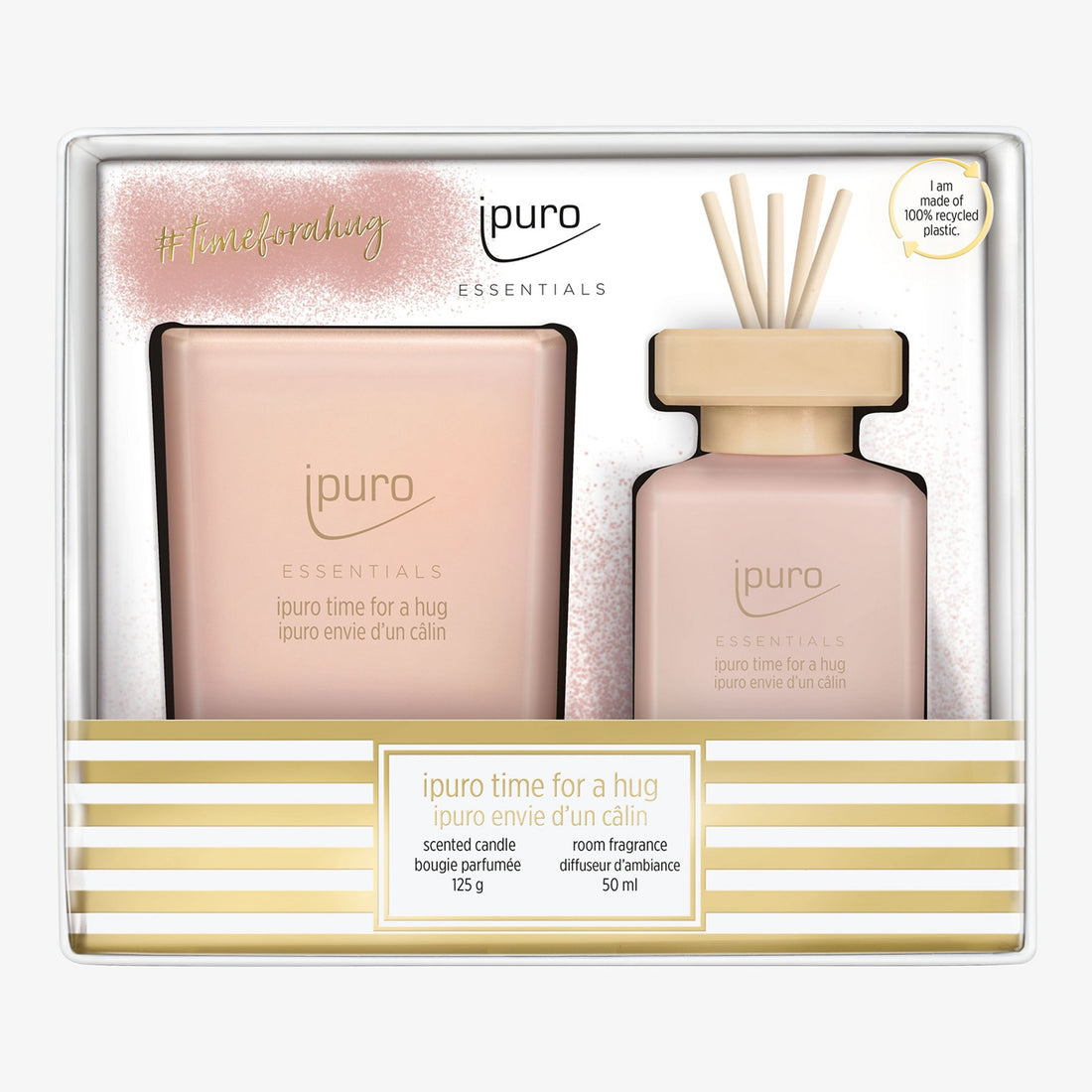 ipuro time for a hug – Geschenkset, 1 × 50 ml, 1 × 125 g