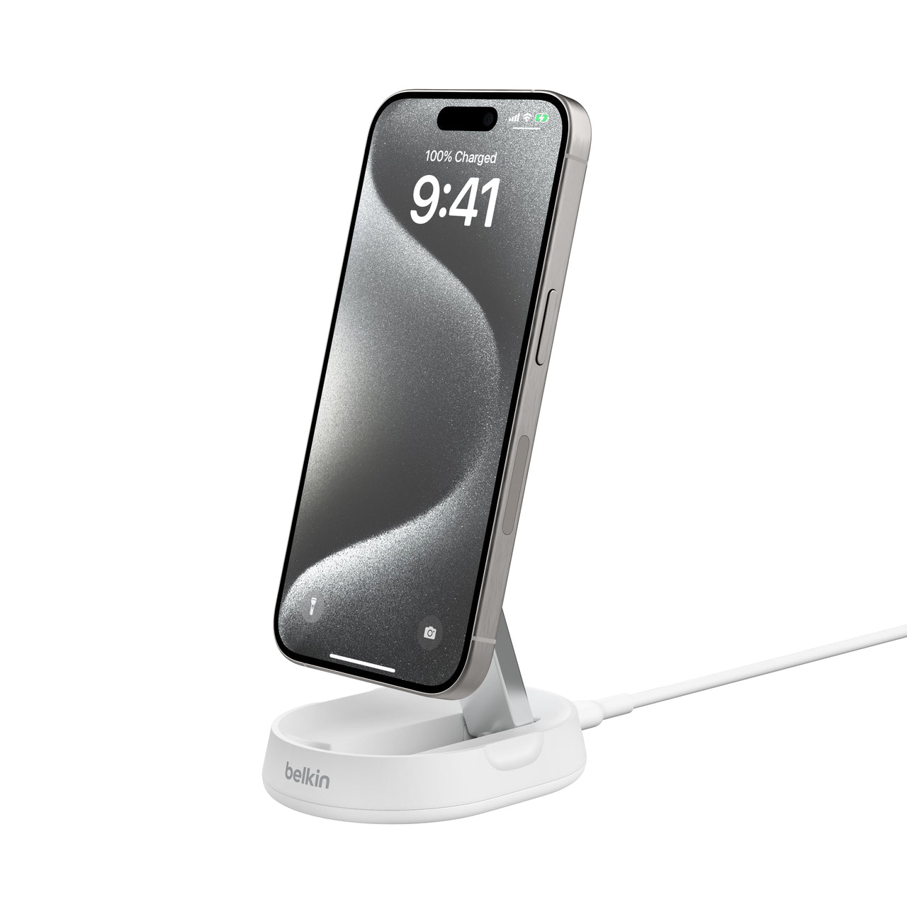 Belkin BoostCharge Pro Qi2 Ladestation – 15 W, 1× USB-C – für iPhone 15, iPhone 15 Pro, iPhone 15 Plus und andere
