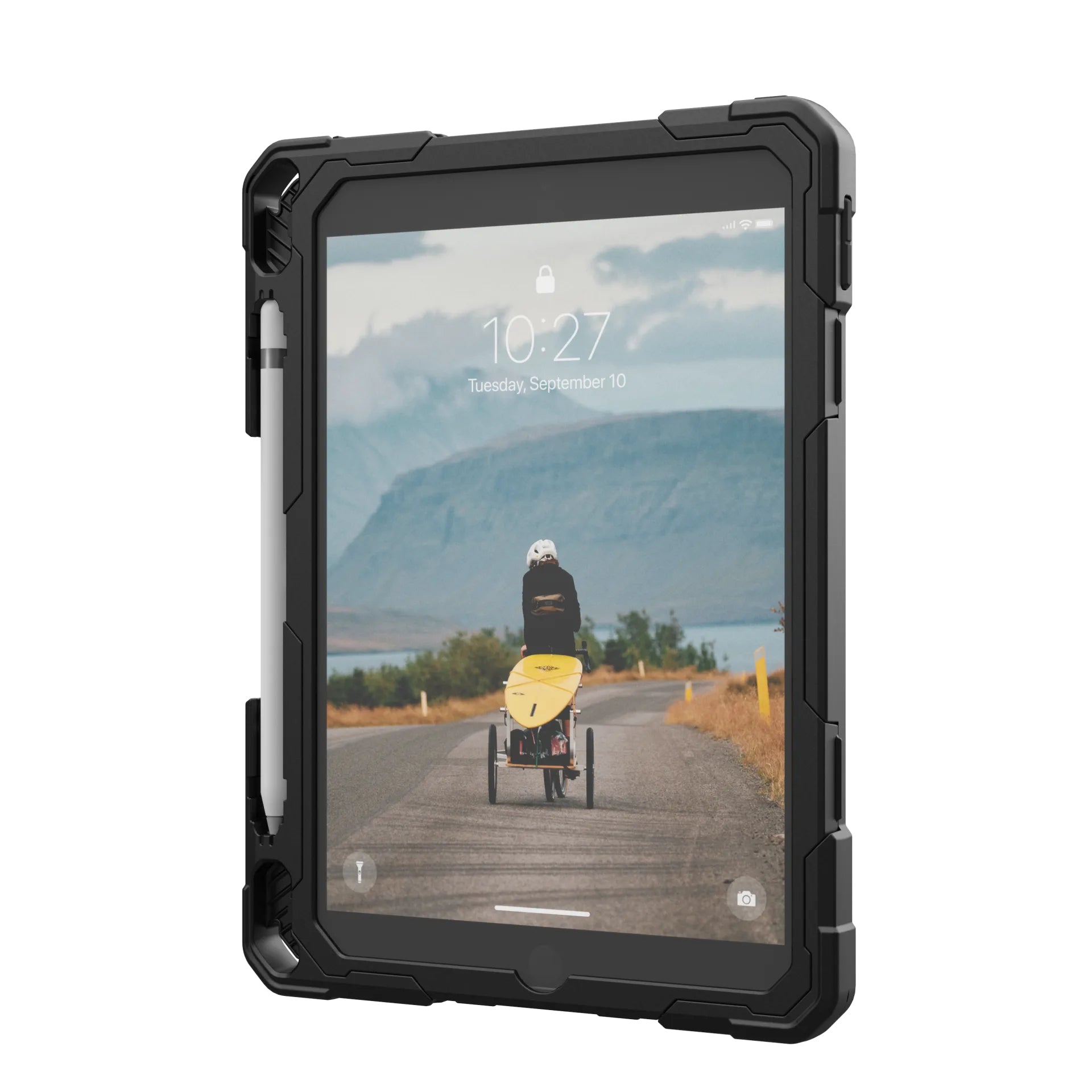 Urban Armor Gear UAG Tablet-Hülle für iPad 10,9" (10. Gen.) – Silber/Schwarz