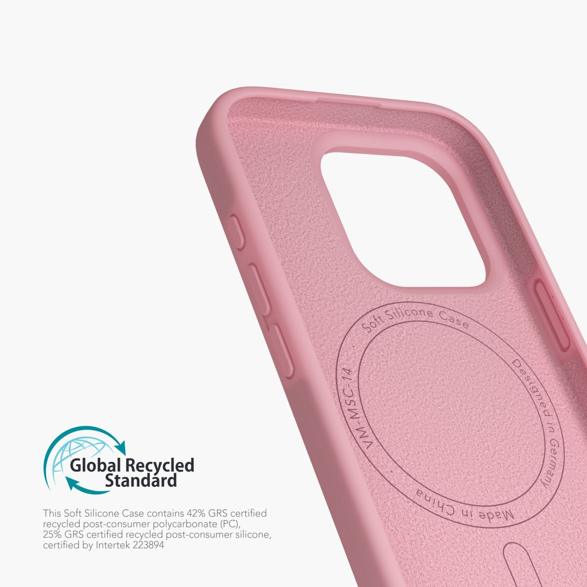 Vonmählen Backcover – für Apple iPhone 16 Pro, MagSafe, Silikon, Cherry Blossom