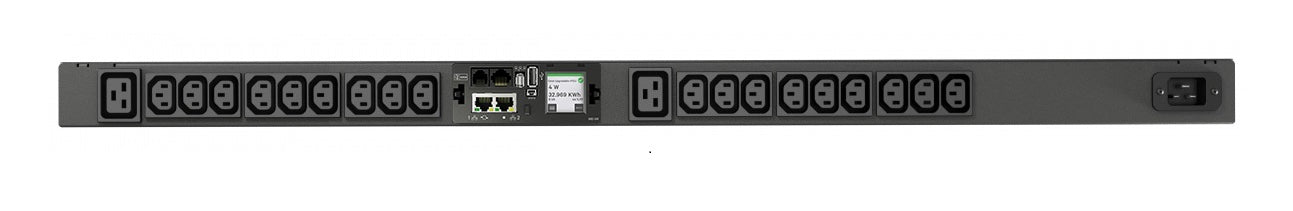 Vertiv VP4G20AD Rack-PDU (überwacht) 3600 W – IEC C13×18, IEC C19×2, Eingang IEC C20 – 0U senkrecht – schwarz