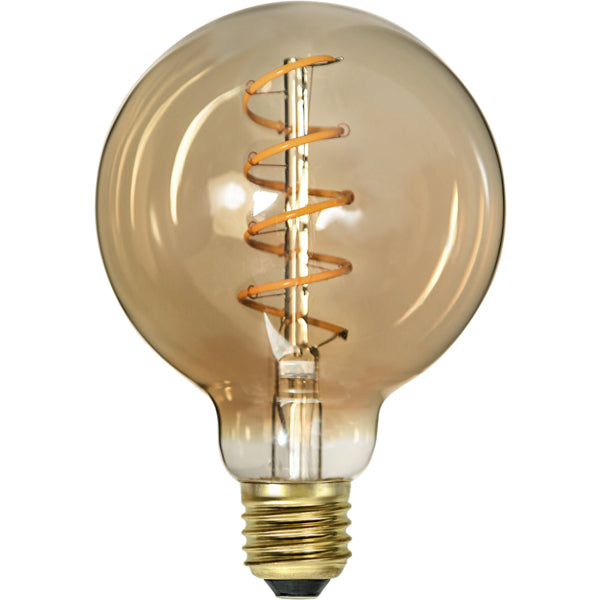 Star Trading LED-Leuchtmittel E27 G95 – Warmweiss 2000 K, 150 lm, 3,1 W, dimmbar – 5 Stk.