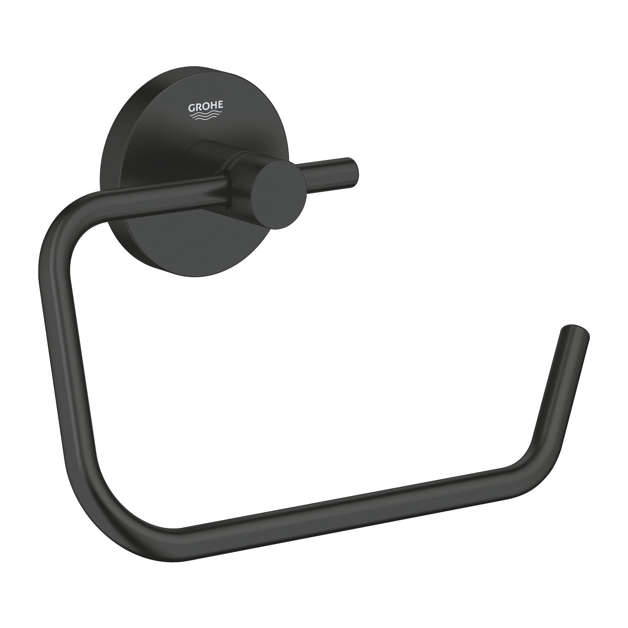 GROHE Toilettenpapierhalter – Metall matt, schwarz, zum Bohren